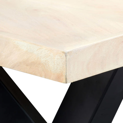 Rustika Rowe -  Dining Table White 180x90x75 cm Solid Mango Wood